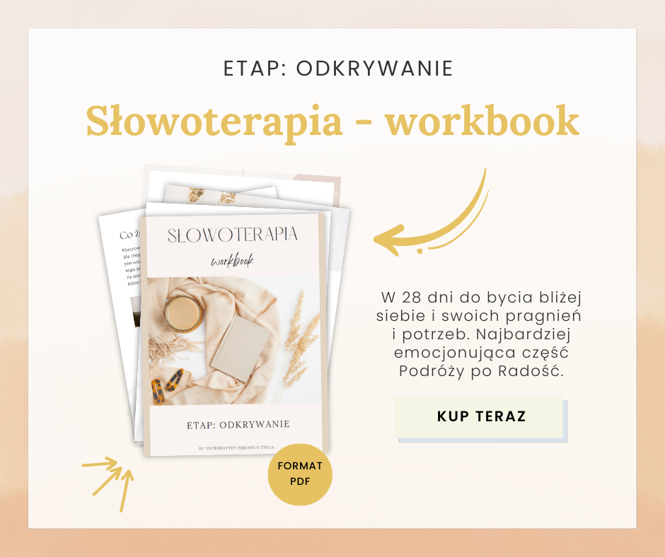 Słowoterapia workbook Odkrywanie
